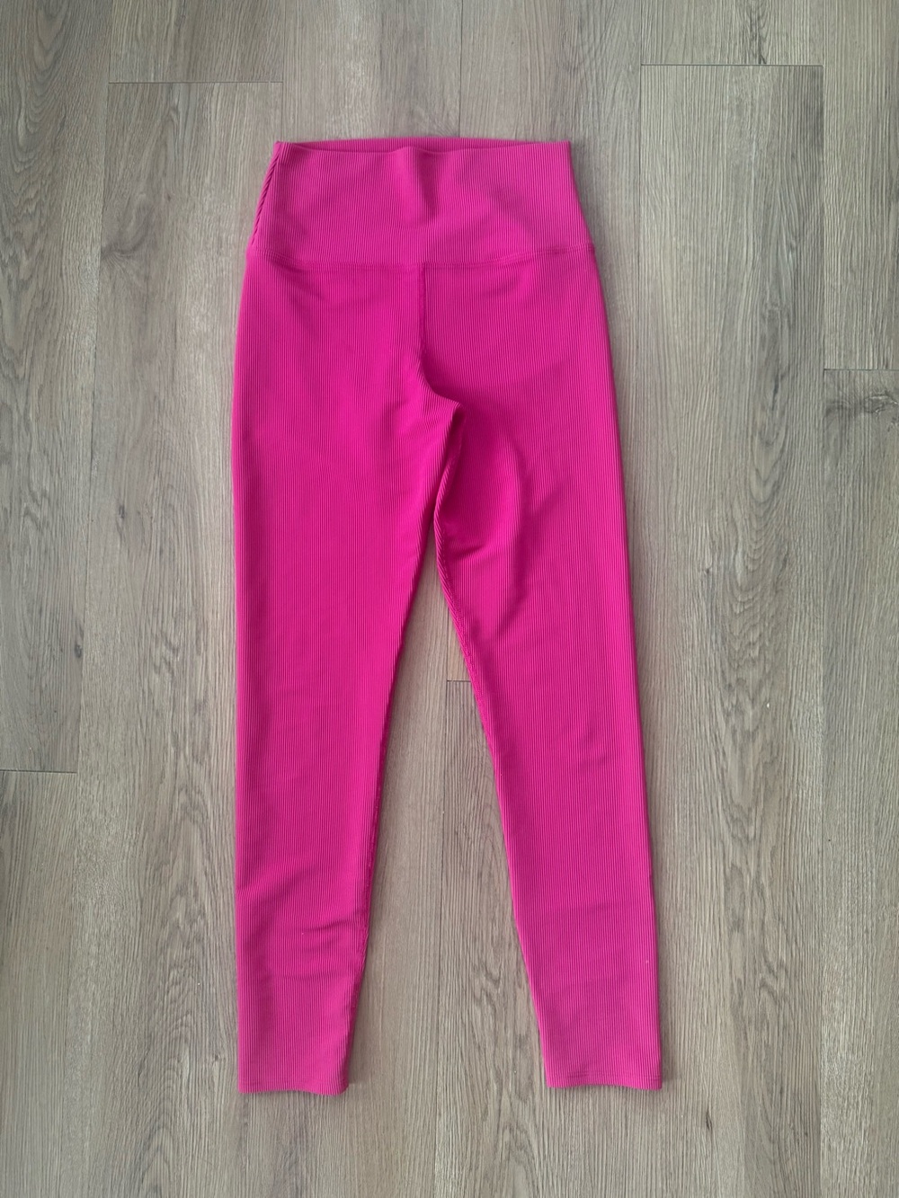 Beach Riot Hot Pink Ribbed Leggings - Picture 2 of 4